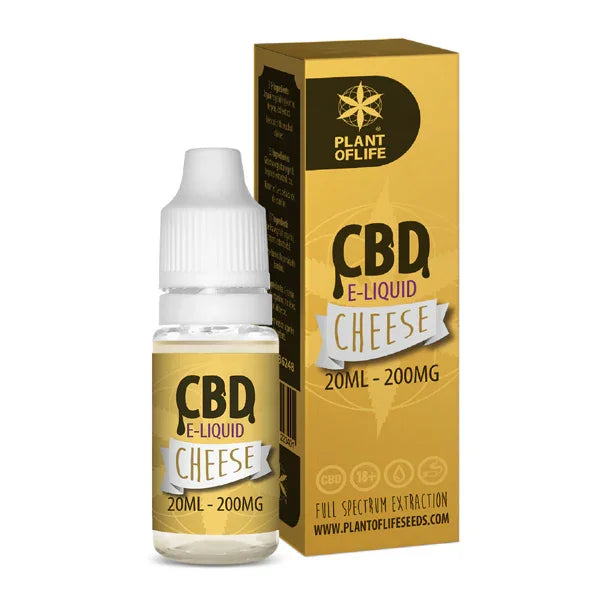 Líquido de Reposição (e-liquid) CBD 1% Cheese da Plant of Life