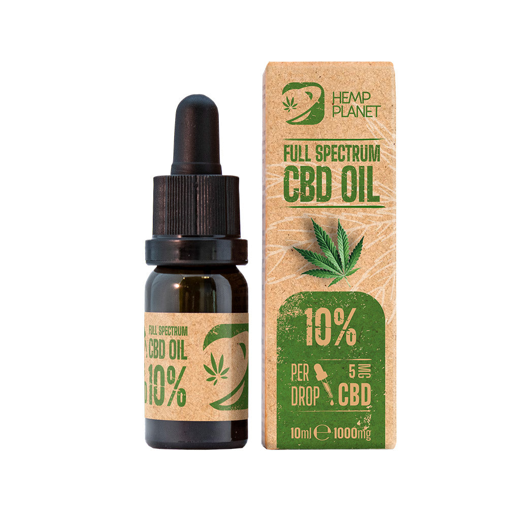 Óleo de CBD 10% Full Spectrum - Multitrance Original Amsterdam - Hemp Planet (10ml)