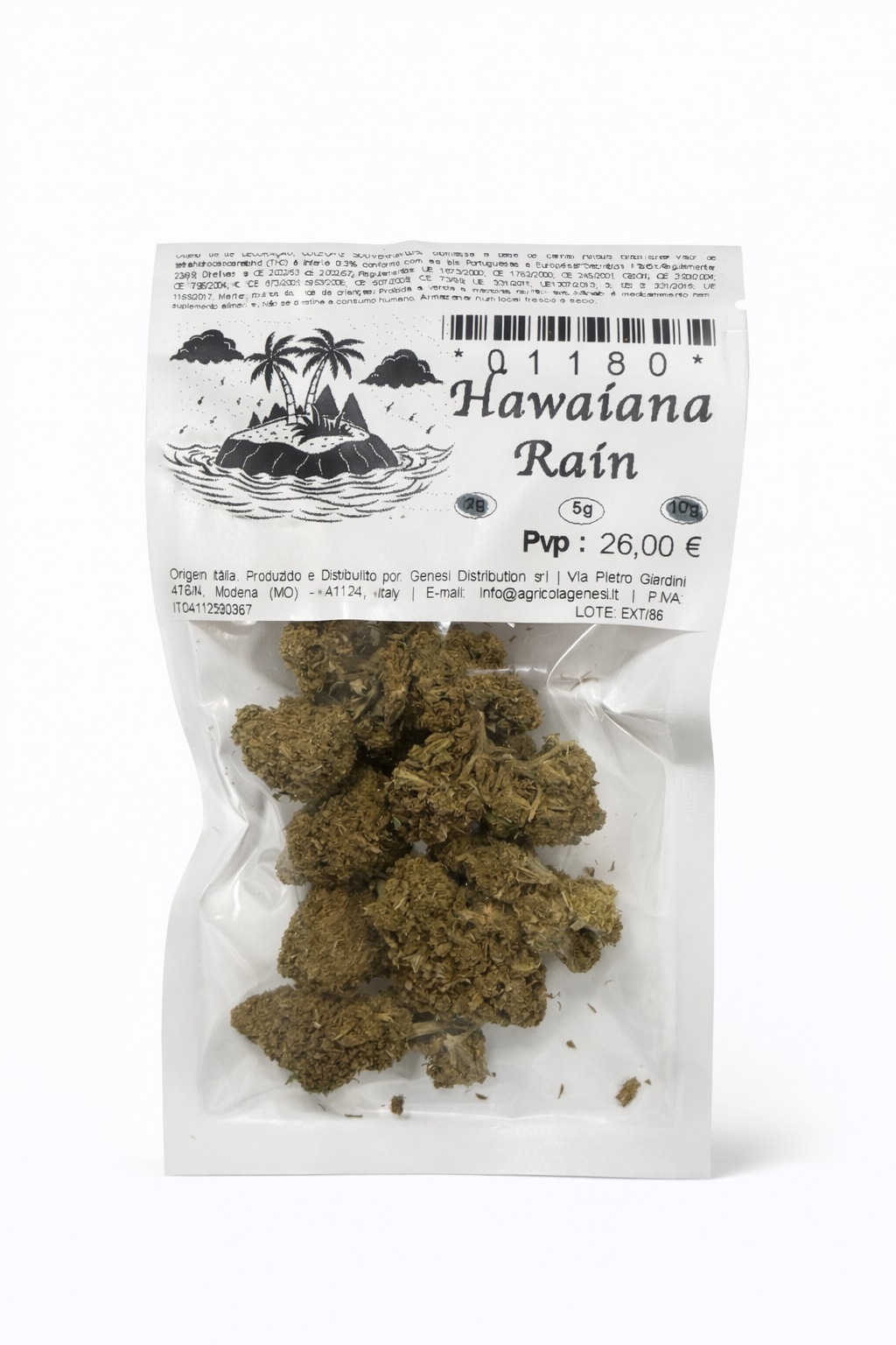 Flor Sweed Flowers Hawaiian Rain Indoor – 18% CBD – 3g