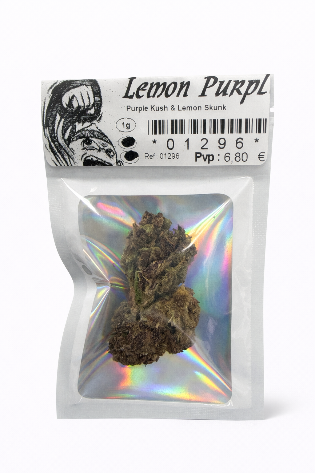 Flor Sweed Flowers Lemon Purple Indoor – 18% CBD – 1g