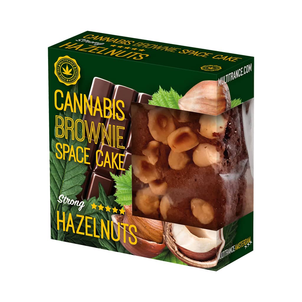 Multitrance Boxed Canna. Brownie – Hazelnuts (Strong Flavour)