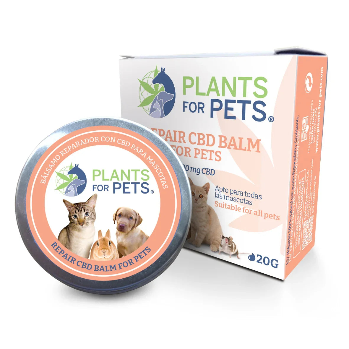 Bálsamo Reparador CBD para Animais de Estimação – 20g (600mg CBD)