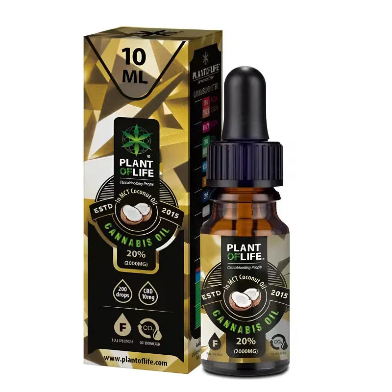 Óleo de CBD 20% Full Spectrum - Plant of Life (10ml)