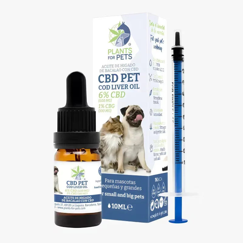 Óleo de CBD para Animais - 6% CBD, 10ml